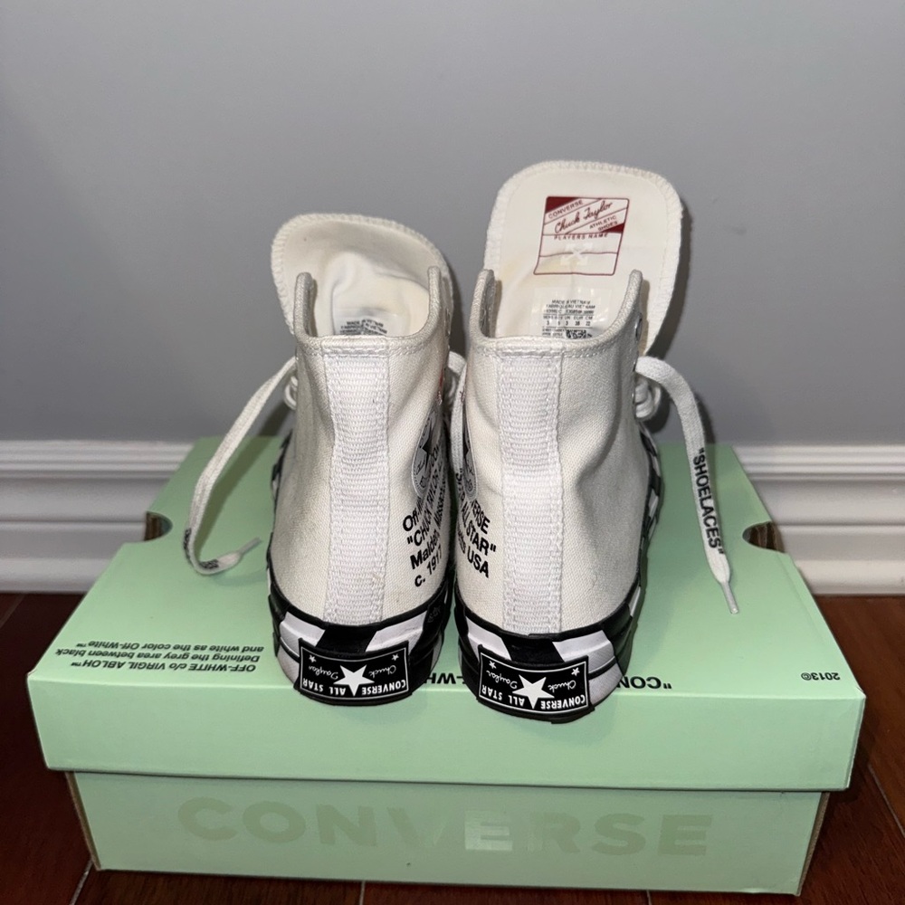 Off-White Converse High Top Sneakers - Picture 8 of 13